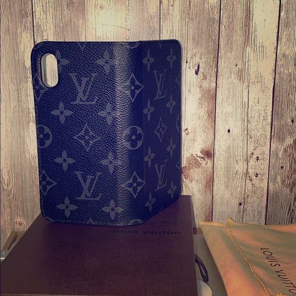 IPhone X LV Monogram Eclipse phone case - Picture 1 of 5